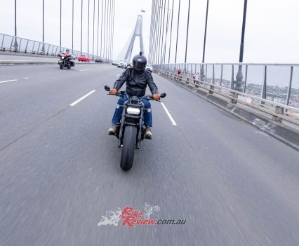 My first ride was a neat little urban loop through some of the most scenic and iconic parts of Sydney City. It was a fantastic way to experience the Sportster S and a great environment to see how it rides in the concrete jungle. It excelled and would be a fun commuter...