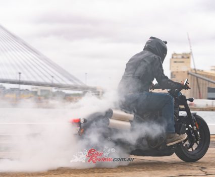 Getting a bit of heat in the rear Dunlop!