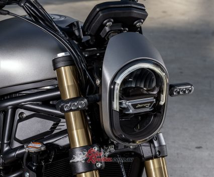 The sharp lines give it the known Benelli look.