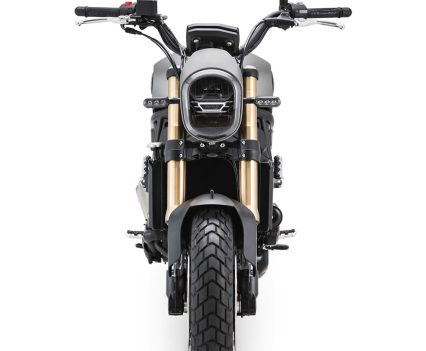 Upside-down Marzocchi fork.