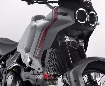 The LED Ring headlight marks a new era of Ducati styling.