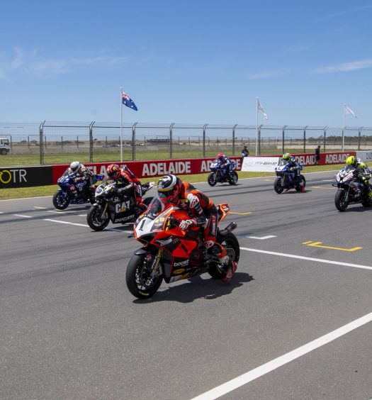 Maxwell get the jump. He dominated on his V4R for the entire weekend.