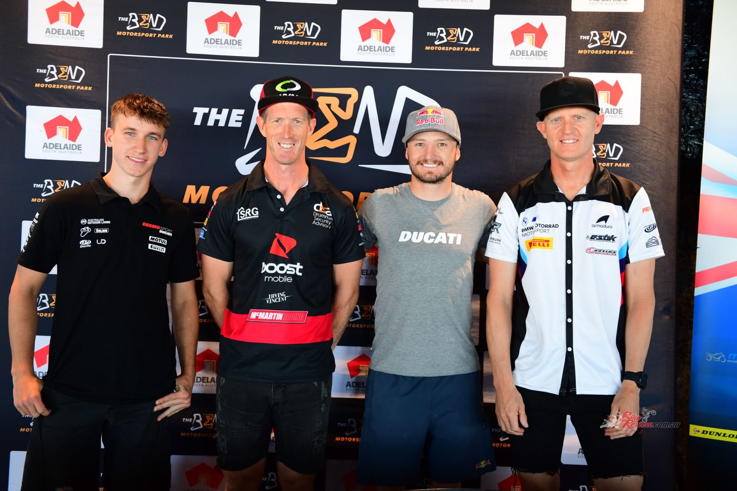 Left to Right: Oli Bayliss, Wayne Maxwell, Jack Miller, Glenn Allerton.