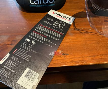 Pinlock visor on Arai Profile-V