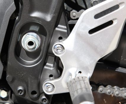 Footpeg adjustment is a great option.