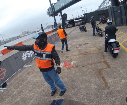 "Look. See? Big sign. NO BURNOUTS."