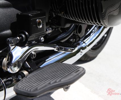 Minimal space between the cylinder and brake pedal.