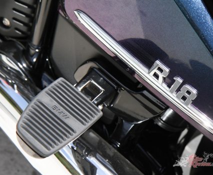 People have been losing it that the pilion pegs cover the chrome badging. I didn't even notice!