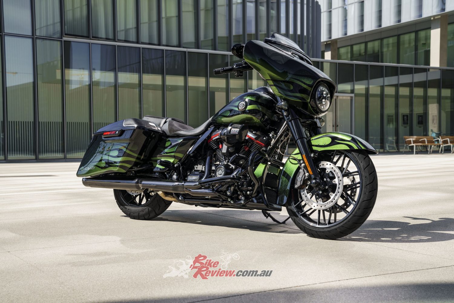 The 2022 CVO Street Glide has been given a standout paint job that'll be sure to catch everyones eye!