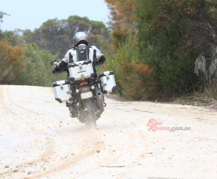 Roosting off corners is serious fun with so much power!