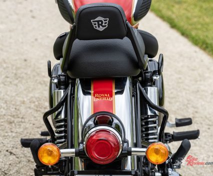 Royal Enfield offer a number of different seats, all felt plush!