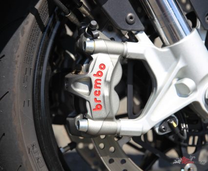Brembo monobloc M50 callipers.