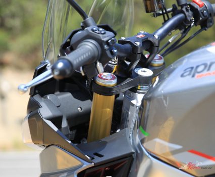 Improved rider ergonomics with raised 'bars.
