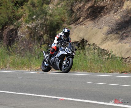 Aprilia Tuono V4 1100, comfy, fast, soft yet aggressive.