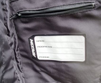 Plenty of lining to keep you warm on the road.