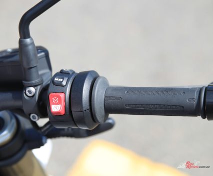 Cruise control and heated grips.