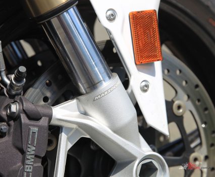 45mm DDC equipped forks with 120mm of travel.