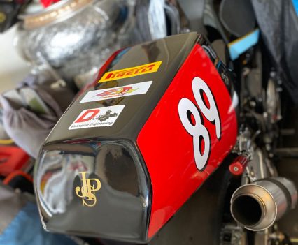 The new and improved tail was prepped and painted.