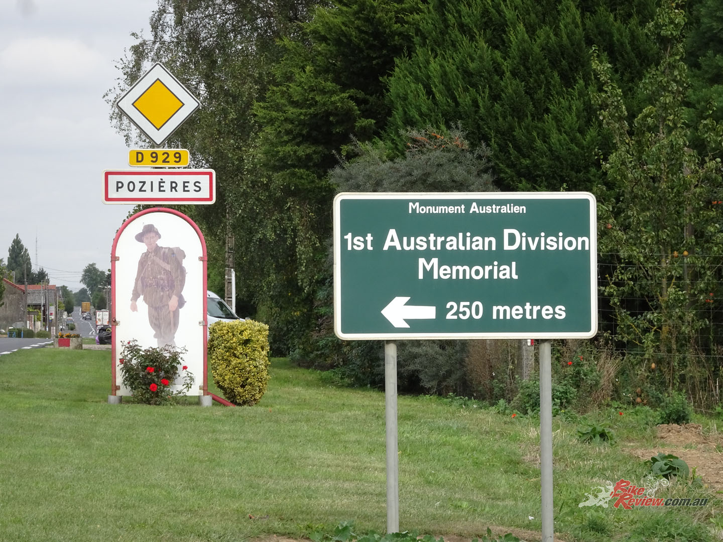 All through the Somme and the other theatres of war, signposting is careful and thorough.