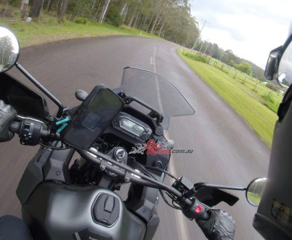 It's also a very capable, comfortable long range road tourer.