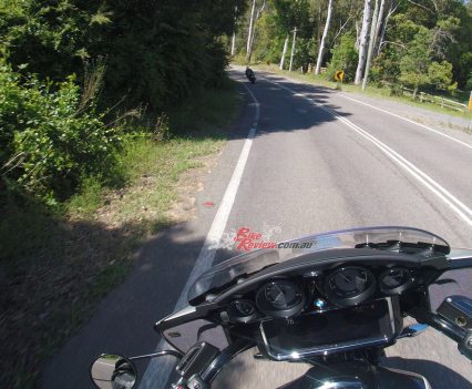 Jeff put in plenty of KM on the R 18 B.