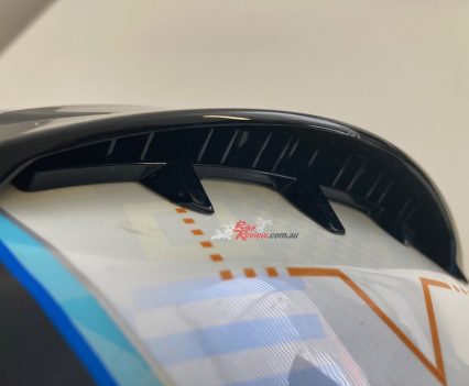 The exhaust/outlet is huge.