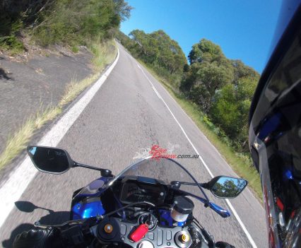 Corner speeds are up on the YZF-R7... great for learning.