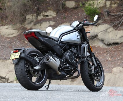 "The immediate sensation of comfortable riding negated any thought in me to play around with the suspension just for the hell of it."