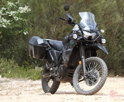 A great bike to learn tackling loose surfaces on. Thanks to its crash bars, you wont have to worry about damage during low speed crashes.