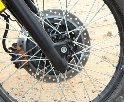 Long suspension travel...