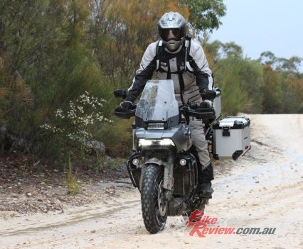 Standing for long periods, be careful of exhaust heat. My pants melted on the right inner lower leg.