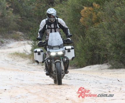 Bar risers would be on my list if I owned the bike. Still, at 187cm, I was comfy standing up.