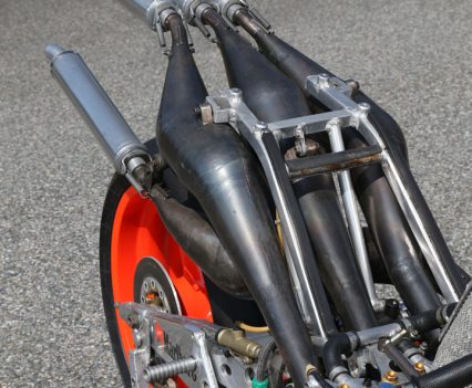 Exhausts designed and built by Fior himself..