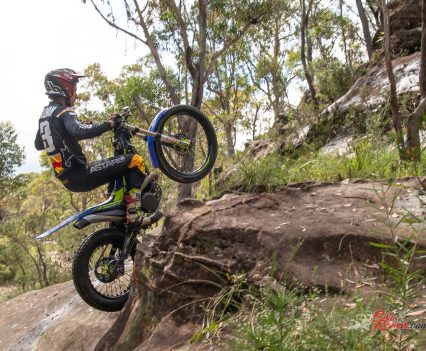 Even natural formations were no challenge.