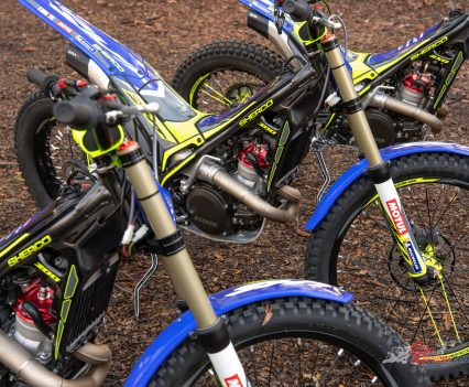 Emulating setups seen on mountain bikes.