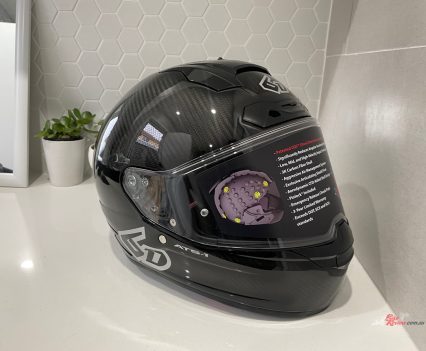 Clear visor comes standard.