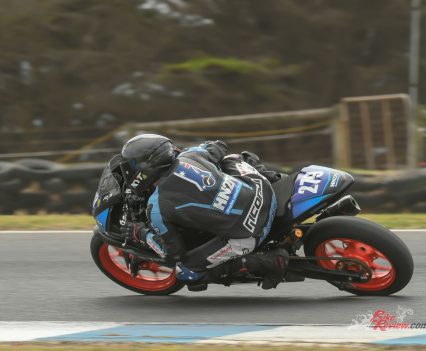 "The Dunlop Supersport 300 Race One honours went to Harry Snell (Yamaha YZF-R3), finishing just seven-hundredths of a second ahead pole-sitter Glenn Nelson (Yamaha YZF-R3)..."