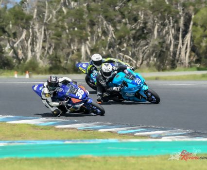 In Race Three, it was Varis Fleming’s turn to steal the win, two-tenths ahead Jacobs. Unfortunately, he was disqualified after the race...