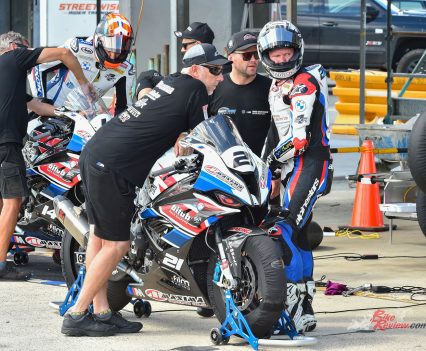 The BMW's showed good form all weekend.