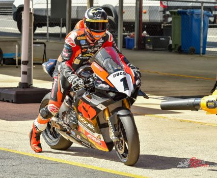 Wayne Maxwell rounded out the top three on Friday after. Unusually, not in first place despite his blistering pace at Phillip Island.