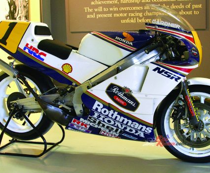 While the NSR made less power, it was lighter and the power came on like a light switch...