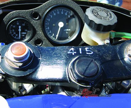 Wayne took home the 1987 championship on this bike.