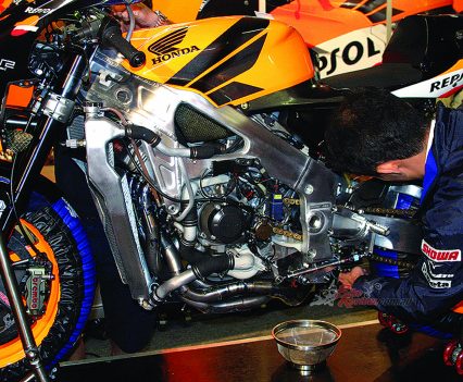 990cc, V5, 240bhp powerhouse.