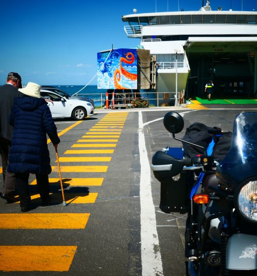 Both terminals are well set up for the Sorrento-Queenscliffe ferries and neither loading nor unloading take long.