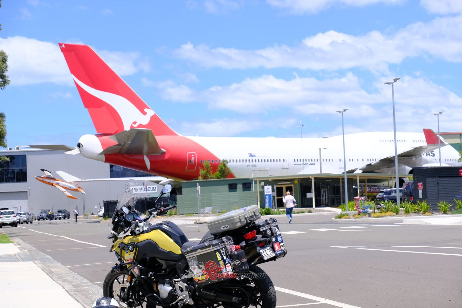You can’t miss HARS at Shellharbour Airport. The tail of a retired Qantas 747 marks the spot in an unmistakable manner.