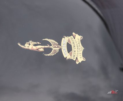 Some early Vincents still had the HRD logo, unlike this example. 