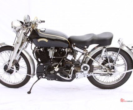 With a top speed of over 200km/h, the Black Shadow raised the bar of motorcycle performance for decades to come. 