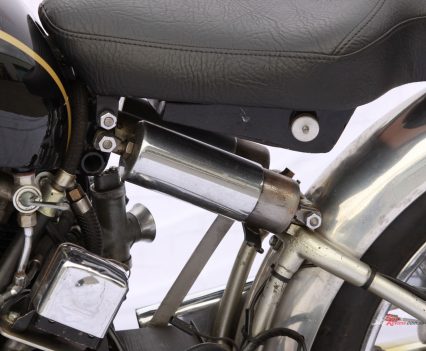 Fritz bought the bike off an estate after servicing it for 30-years before the customer passed away.