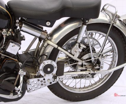 The rear cantilever suspension was very advanced for its time. It was 30-years before the Japanese caught up. 