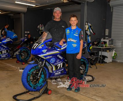 "Racing is a great time to spend with Dad, we have a lot of fun together."